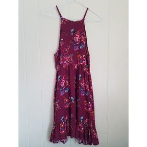 Floral Print Southern Ruffle Dress